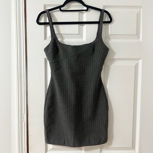 Zara Pinstripe Mini Dress